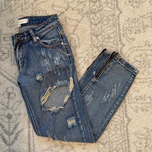 Signature 8 - Extremely Distressed Boyfriend Jeans